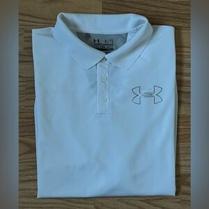 Under Armour Coldblack Performance Polo Shirt Men’s XL White